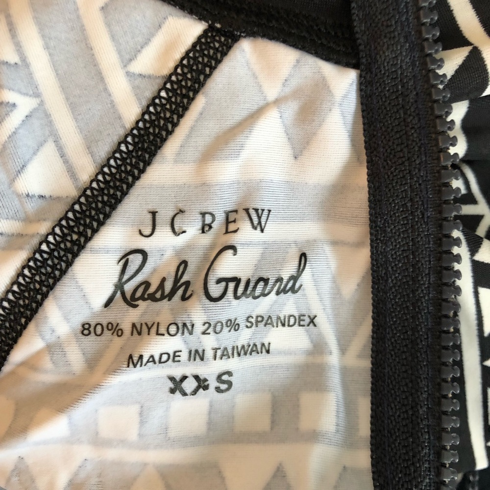 J Crew Geometric Print Rash Guard - Picture 5 of 5
